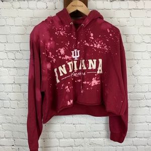 Indiana University Crop Hoodie